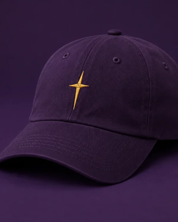 Gold Cross Cap